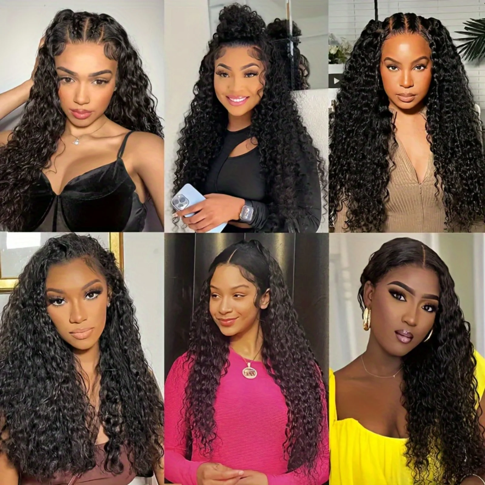 13x6 HD Lace Frontal Deep Wave Human Hair Wig Glueless Wigs Human Hair Ready To Wear 5x5 HD Lace Closure Wig Clearance Sale image 6