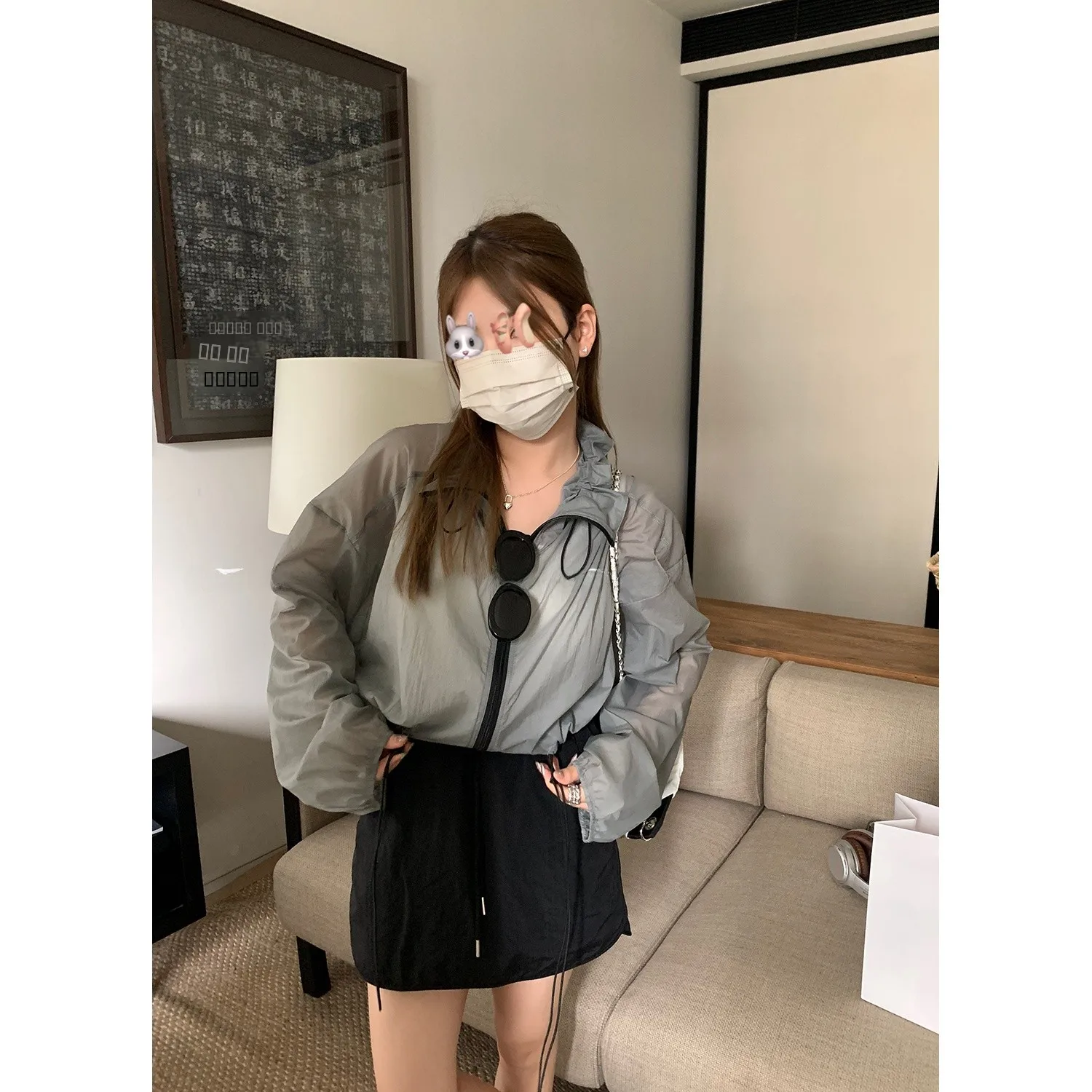 

Y Studio ey Lightweight Summer 2023 Loose Fit Outdoor Hiking Sun Protection Jaet Breathable Casual Sle Color