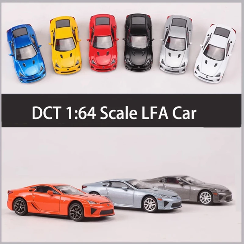 

DCT литой под давлением масштаб 1:64 LFA модель автомобиля из сплава готовая имитация для взрослых и детей классическая коллекция украшения подарок статический дисплей