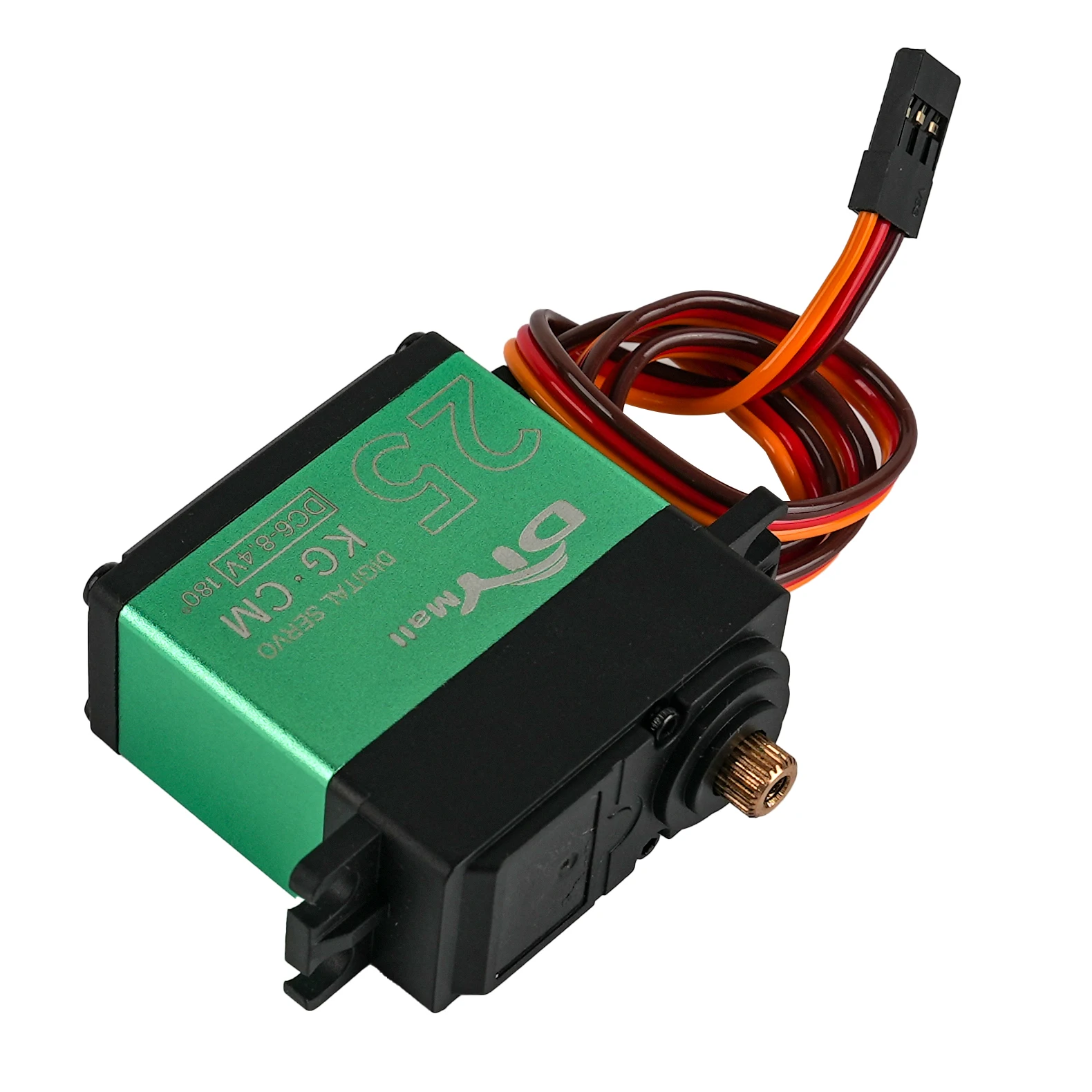 Servomoteur numérique à balais de carbone, 25KG, 8.4V, couple élevé, 180/270/360 degrés, RC, pièces de bricolage pour Robot, voiture, avion, TD-8825MG