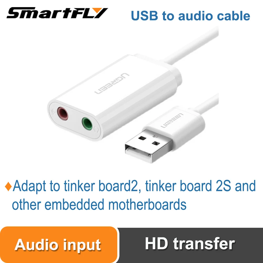 USB to Audio Cable CODEC Special Accessories for ASUS Tinker Board 2S Embedded Motherboard - Audio Output Adapter