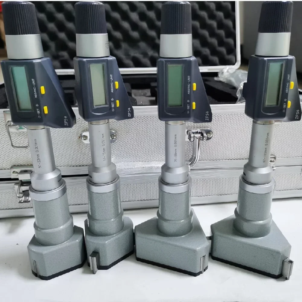 

50-100mm Digital Three Point Inside Micrometer, Three Point Internal Micrometer