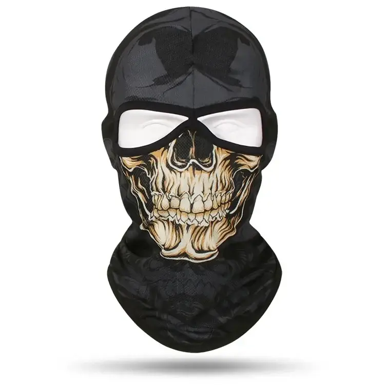 2 Holes Balaclava Skull Full Face Mask Unisex Head Cover Motorcycle Mask Cycling Headgear Hat MTB Bike Bicycle Helmet Liner Caps - Image 14