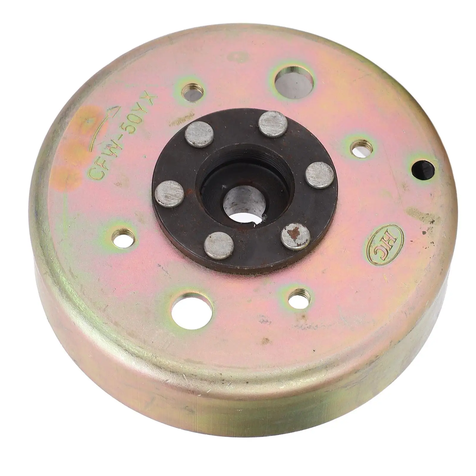 for gy6 50/60/80CC Stator Flywheel Magneto Rotor - Durable Steel Alloy, High Temperature Resistance for Go Karts & Scooters