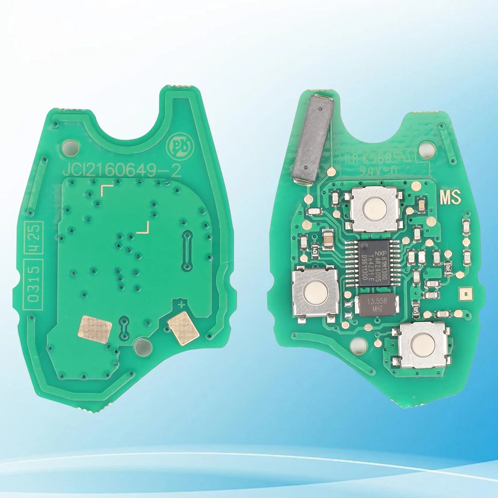 LIXIANG  Remote Car Key PCF7946 7947 4A Chip 434MHz For Renault Trafic Vivaro Primastar Movano Dacia 2/3BT Replace Control Fob