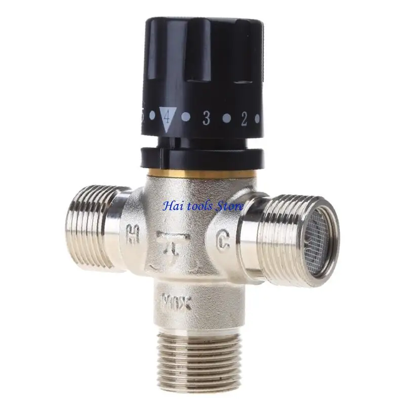 X37E 3/4" DN20 Wassermischung für Ventil, thermostatische Mischung für Ventil, Heiß-Kaltwasser-Mischung für Ventil, Messing für – Detail 7