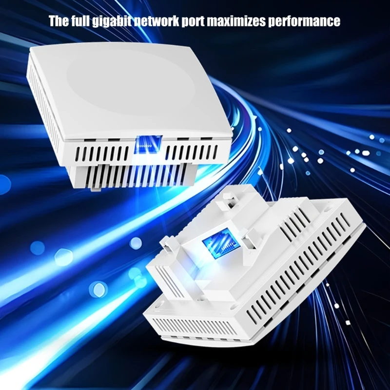 1500Mbps WiFi6 Panel 2.4&5.8Ghz RJ45 Gigabit Omnidirection Routers for Home K1KF