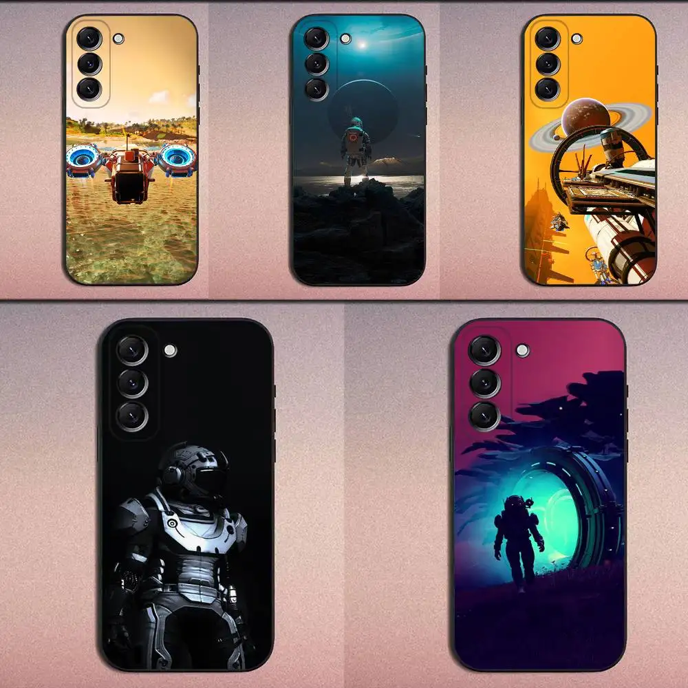 

No Mans Sky Game Phone Case For Samsung Galaxy A20,A21s,A22,A31,A32,A52,A53,A72,73,A80 Soft Black Cover