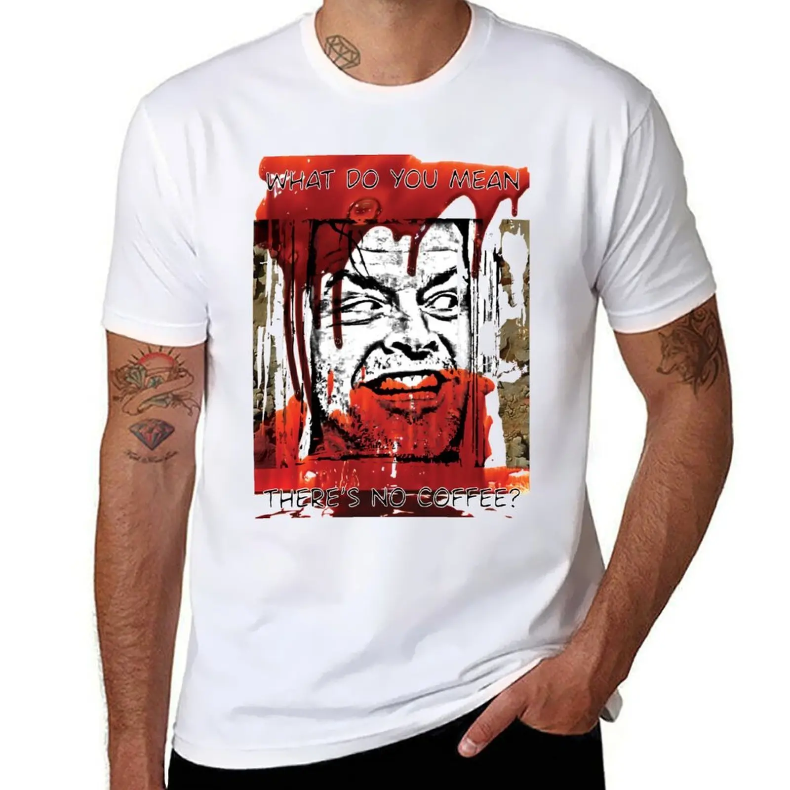 

What do you Mean there's no coffee T-Shirt cotton t shirts high quality man t shirts for men T-Shirt