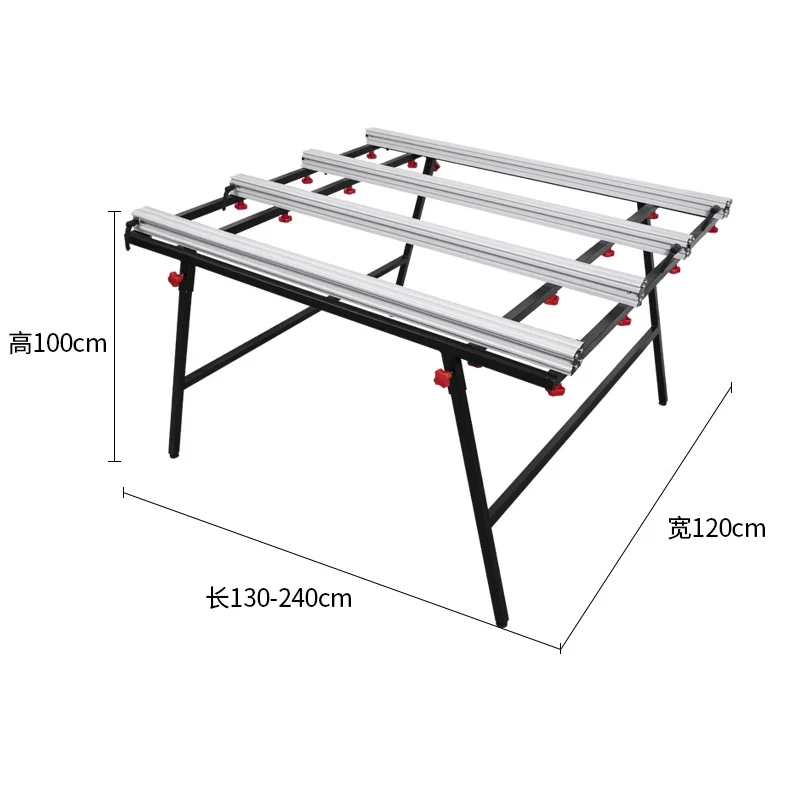 

Большой рабочий стол для обработки плитки и стекла, телескопический стол для резки крупноформатных плит (на заказ)