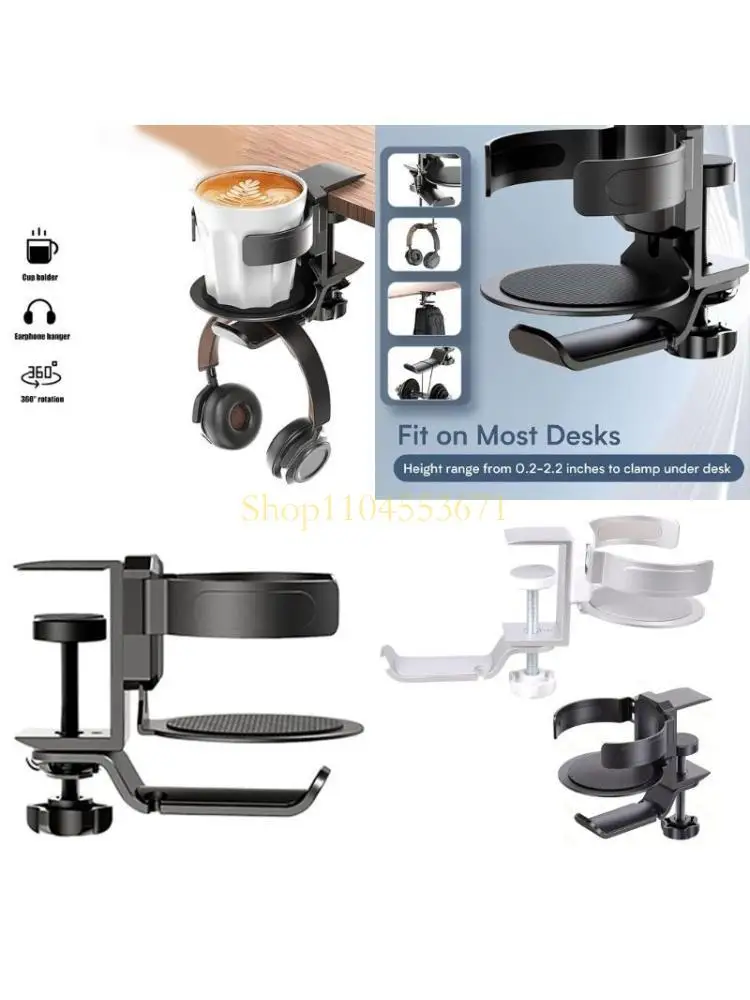 

Бестселлер, маленькие гарнитуры, держатель для наушников с гнездом для напитков, простая установка, многофункциональная вешалка