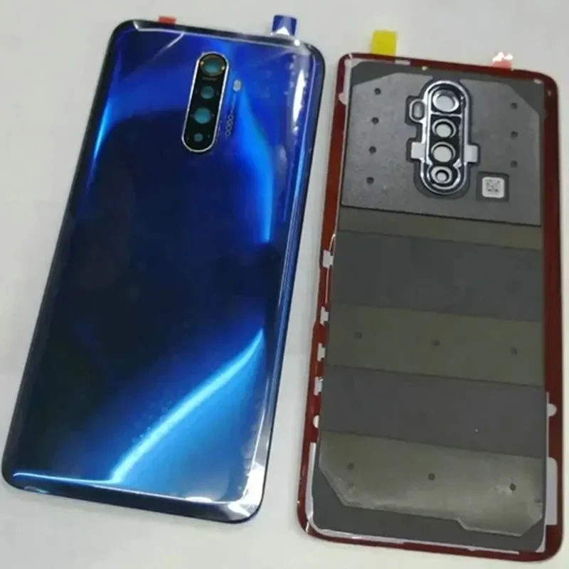 Glass Battery Back Cover For OPPO Realme X2 Pro Rear Door Replacement With Camera Lens