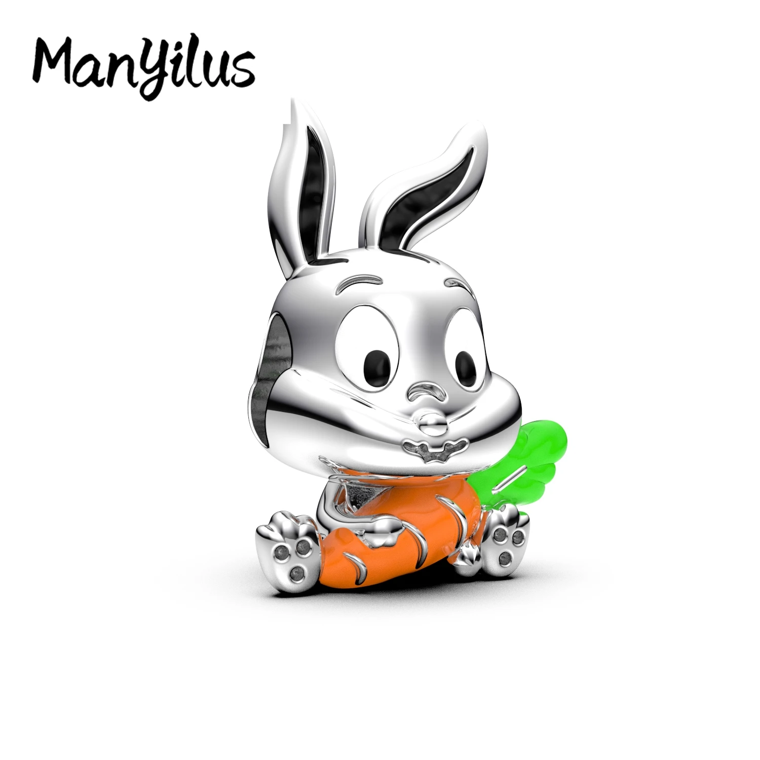 

Manyilus 2025 New Carrot Rabbit Charms S925 Sterling Silver Bracelet Beads For Original Bracelet Charm Silver 925 Jewelry Gifts