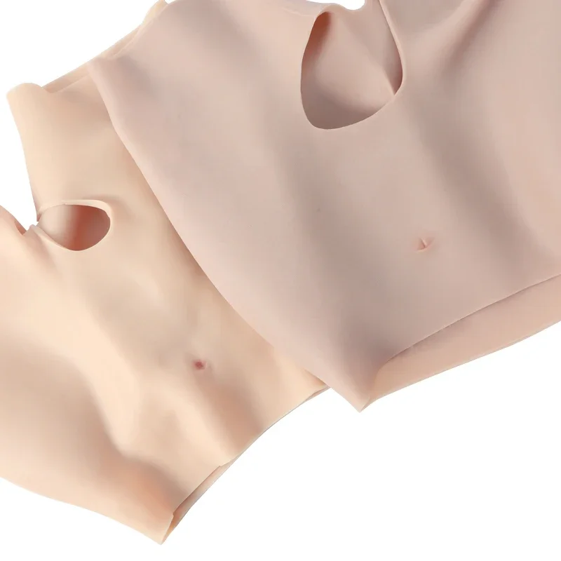 Silicone Open Crotch Panties Covered Bumbum Seamless Body Shaper silicone hips Butt Lifter False Buttocks Shapewear for Women