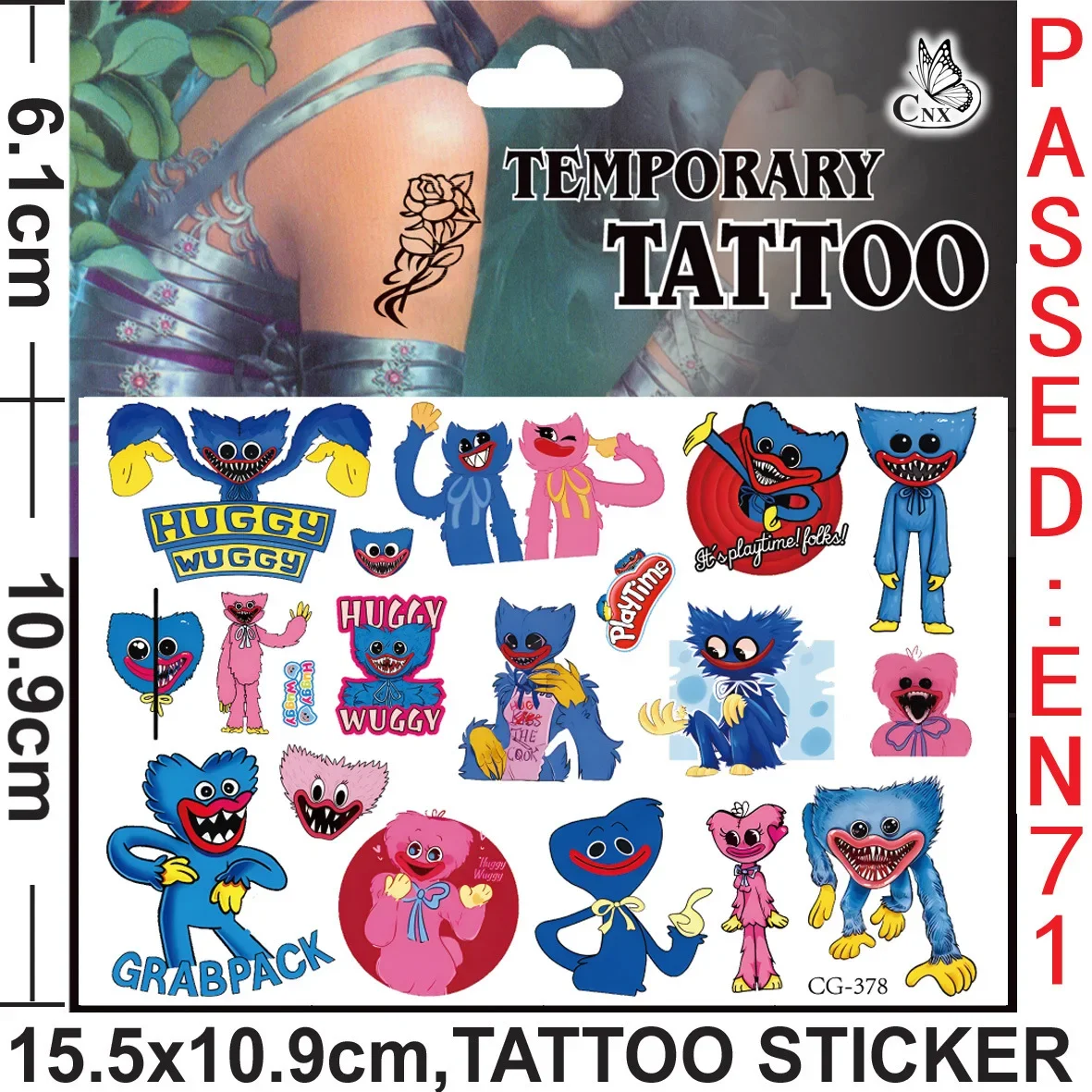 Bobby 'S Game Time Tattoo Stickers Waterdichte Schattige Sticker Grappige Anime Verjaardagsfeestje Benodigdheden Decoratie Voor Kinderen Vrouwen Mannen Cadeau