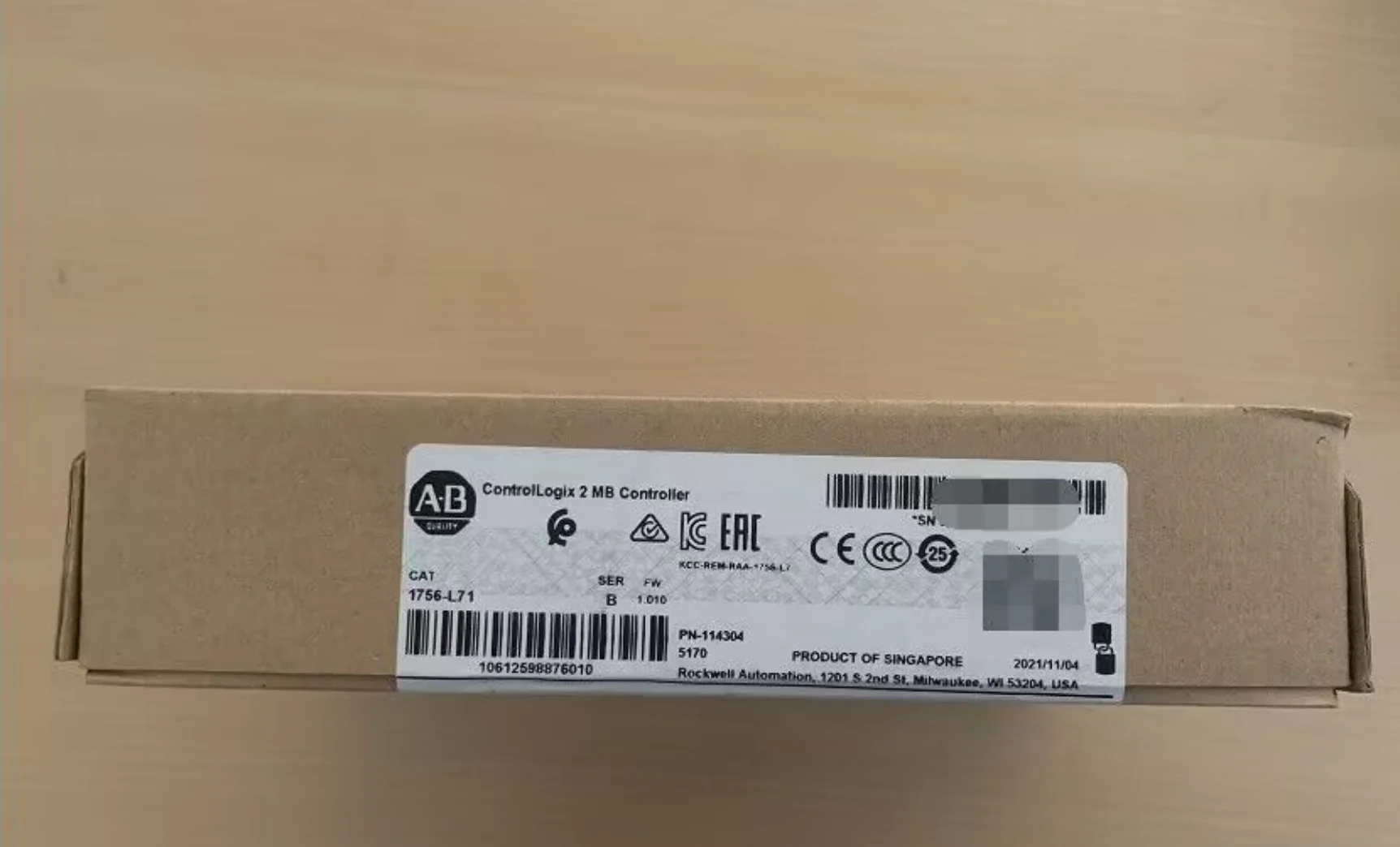 1Pc Nieuwe Ab 1756-L71 1756L71 B In Doos Merk