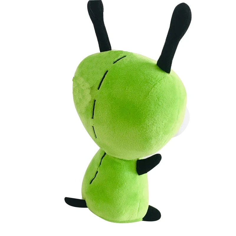 28cm Alien ET 3D Eyes Green Invader ZIM GIR Dog Plush Figure Toy Soft Stuffed Collectible Toy Christmas Gift Toys for Children
