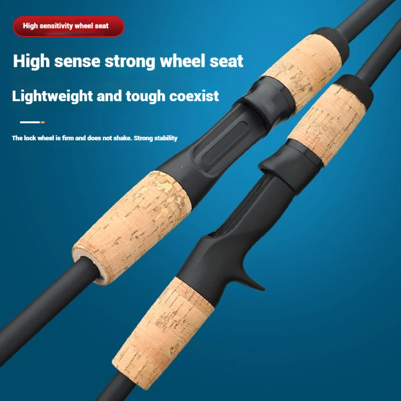 Lightweight Cork Handheld Fishing Rods 1.65m 1.8m Casting Fishing Rod Carp Feeder Spinning Lure Pole