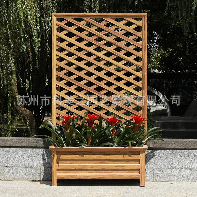 

Anti-corrosion aluminum alloy flower box outdoor courtyard balcony courtyard outdoor flower stand municipal landscaping