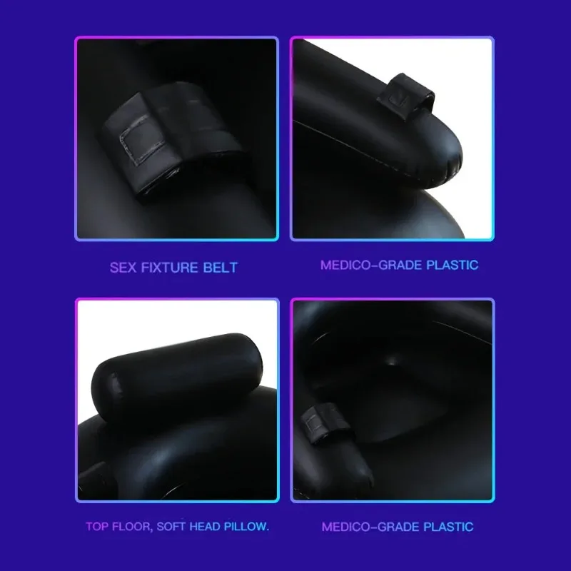 New Inflatable Sex Sofa with Vibrator Dildo For Female Masturbation Sexy Toys Sexo Positions Assistance Chair BDSM Sex Furniture - view 4