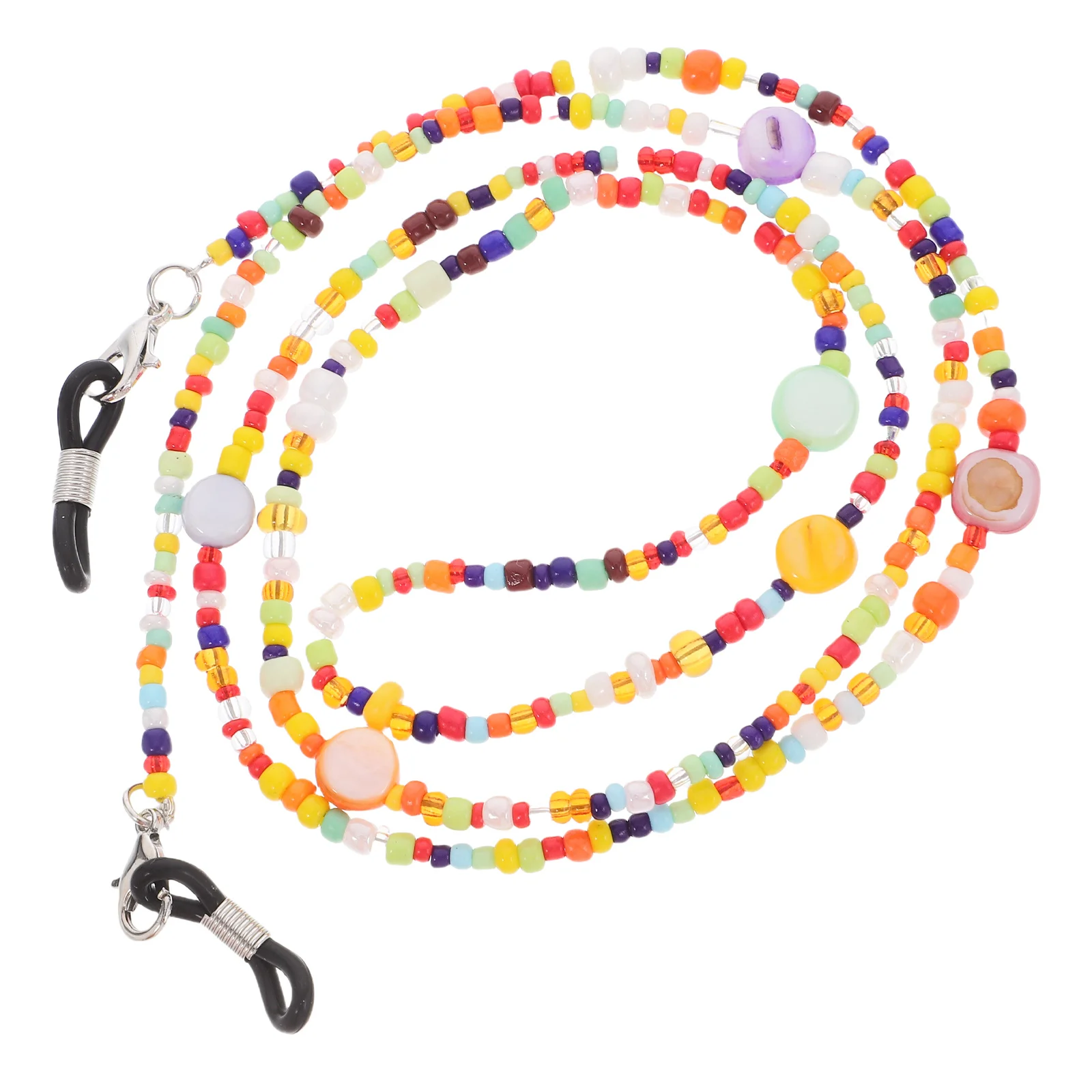 

Beaded Eyeglass Chain Mask Lanyard Sunglasses Holder Women’S Glasses Chain Colorful Cute Accessories For Sports Swimming Fashion