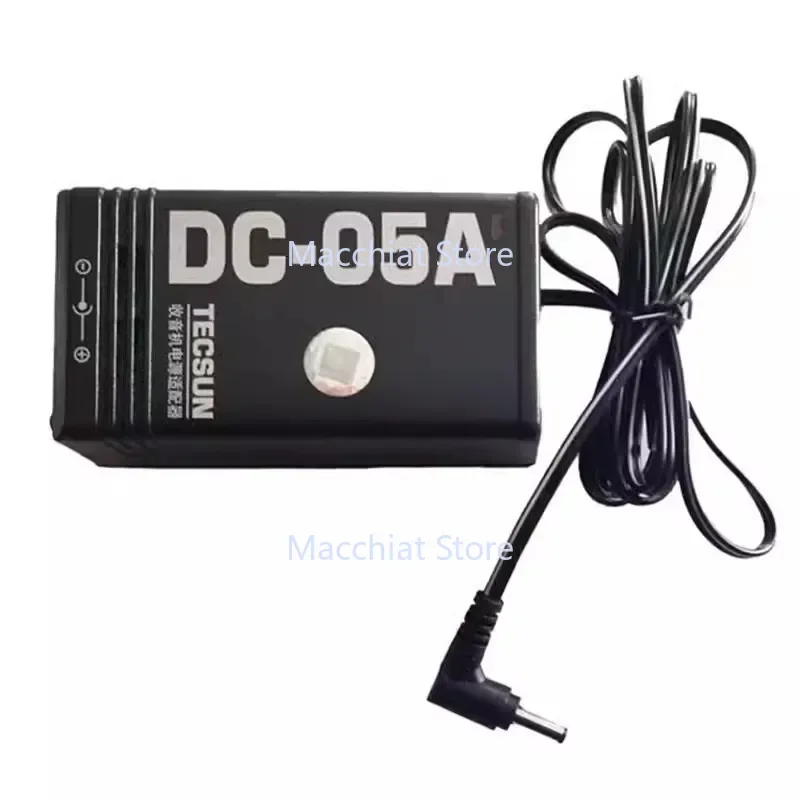 

Tecsun DC-05A Power Adapter Radio power supply,Tecsun R-305,R-9012,R-308,R-909,R1012,R-9701,R-9702,R-9710 Radio charger