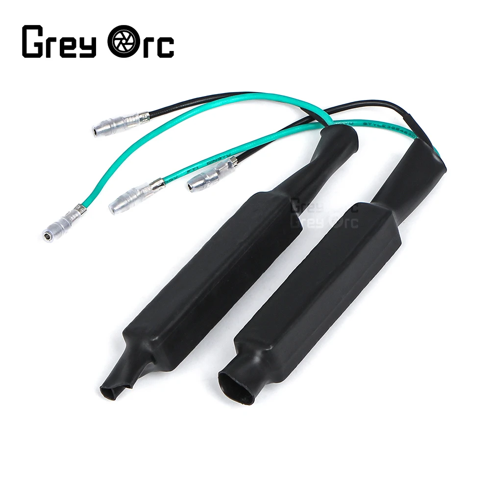 Universal Motorcycle Accessory 12V LED Turn Signal Indicator Resistor Adapter Solution For Non Flashing Or Fast Flashing Lights