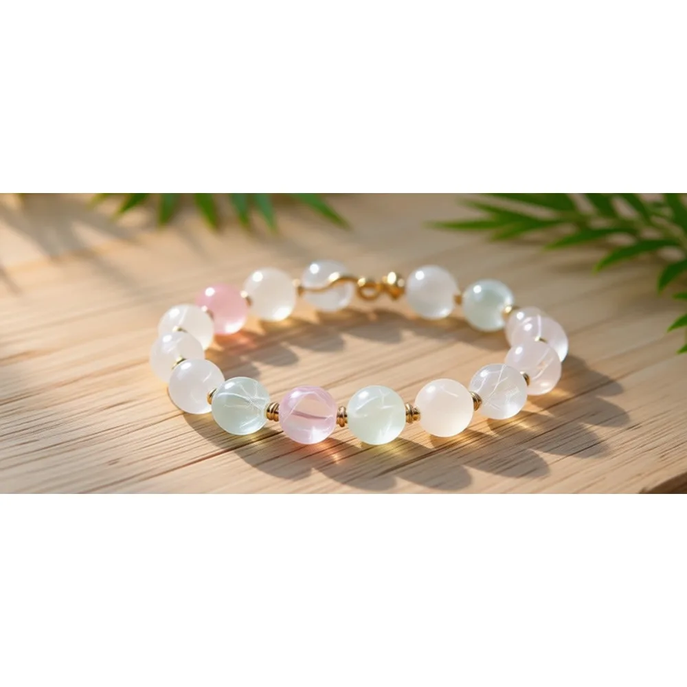 

Браслеты для женщин в стиле бохо, ручной работы, из натурального камня, кристаллов и кожаных бусин