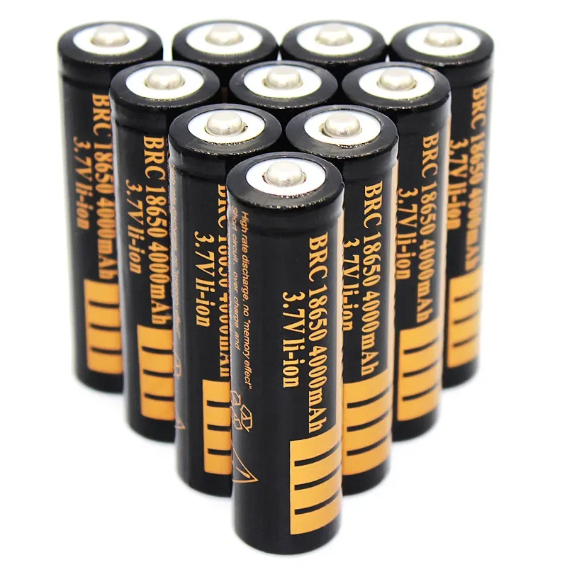 علامة تجارية جديدة 100%. 18650.3.7 فولت.2200 مللي أمبير. بطارية ليثيوم قابلة للشحن. استقرار الجهد. لعبة سيارة المصباح اليدوي للأطفال. ضوء LED