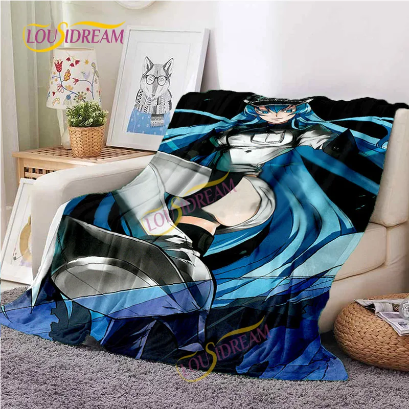 Akame Ga Kill throw blanket Warm Comfort Multi Size Japan animation Flannel Blanket Home Office Travel Bed Sofa Washable Blanket