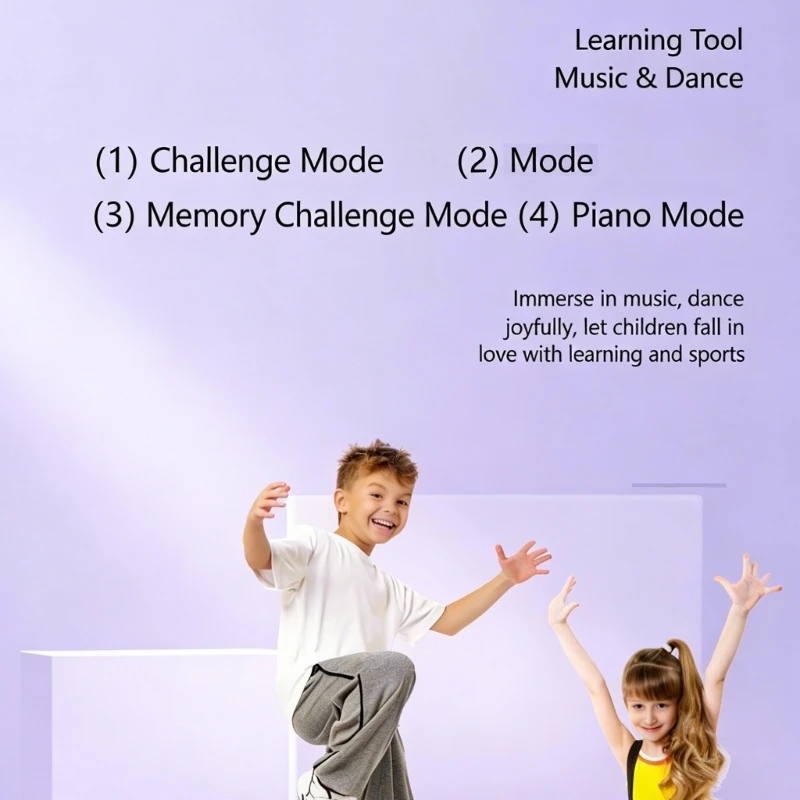  Interactive Kids Dance Mat With Music Play For Exercise And Family Fun Safe Plastic Foldable Design