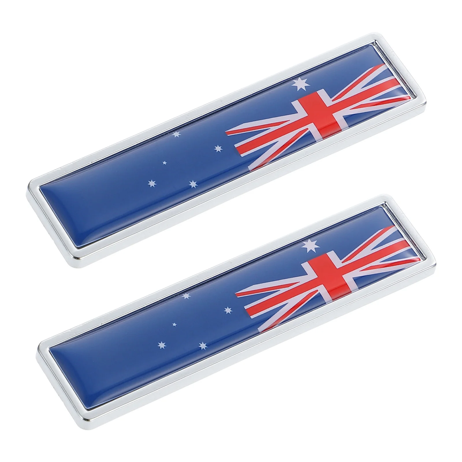 

2pcs Metal Car Decal Zinc Alloy Flag Design Sticker For Body Door Decor Unique Auto Styling Accessories Car Body Decal