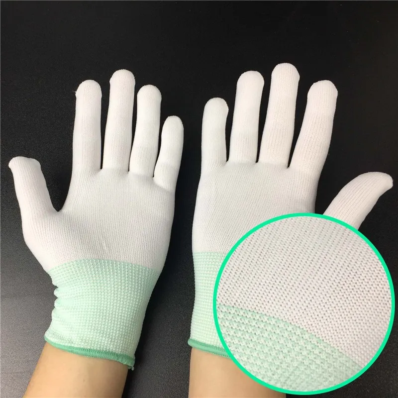 6Pairs garden gloves white gloves cotton gardening work gloves construction woodworking hand gloves household