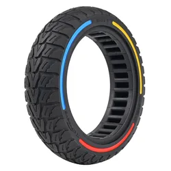 1pc Solid Tyre 10 Inch 10x2.50-7 Color Stripes Solid Tire Rubber Replacement For Xiaomi 4/4Pro Electric Scooters Accessories