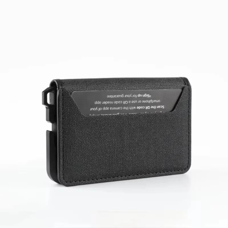 

New leather RFID aluminum alloy card holder multi-function minimalist wallet with outdoor metal bottle opener wallet gift