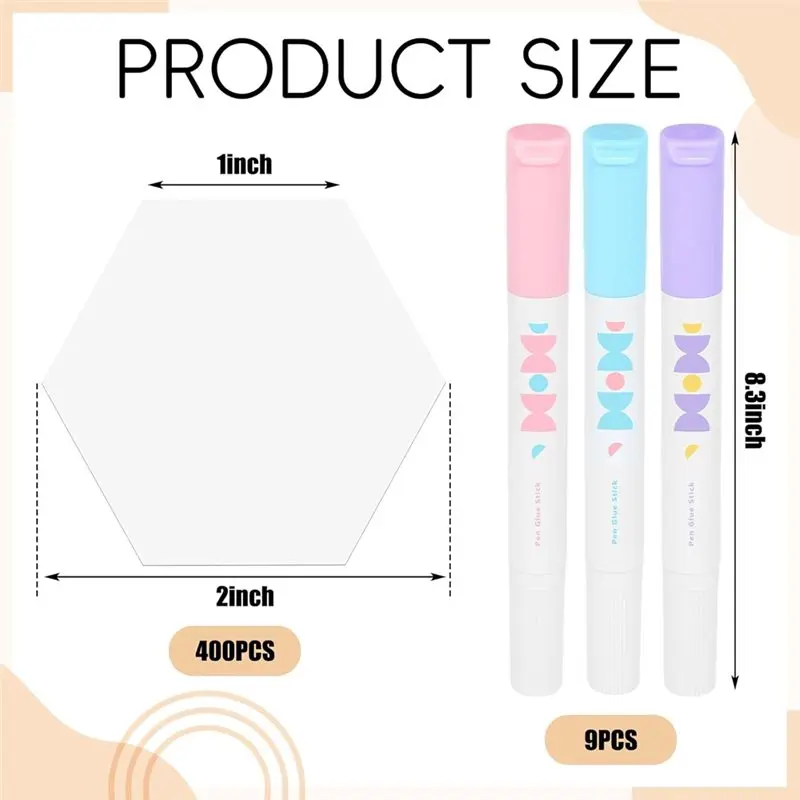 For DIY Patchwork For Quilting Fabric Set Paper Piecing For Sewing Supplies Crafts