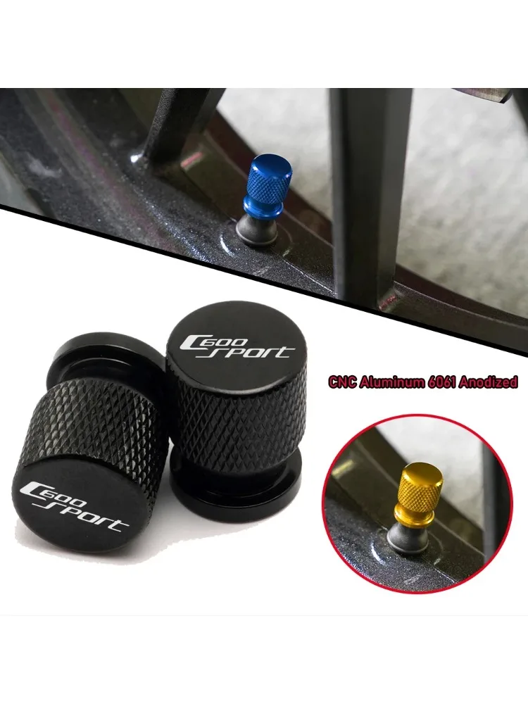 Bouchons de tige de Valve de pneu de roue en aluminium CNC, couvercle hermétique, accessoires de bouchon, pour BMW C600 Sport C 600 Sport 2011 – 2025
