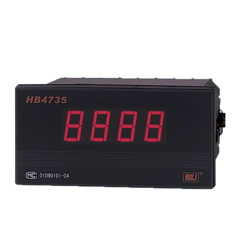 Hb4735 Ac En Dc Ammeter Voltmeter Snelheid Digitale Display Meter In 0-10V Display 50Hz Meter