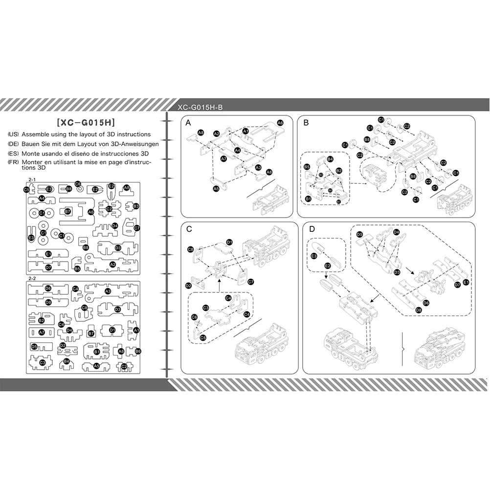 3D-Holzpuzzle, handgefertigt, Montagewerfer, Kinder-Gehirnspiel, poliertes, glattes Holz, pädagogisches Spielset für Hand-Auge