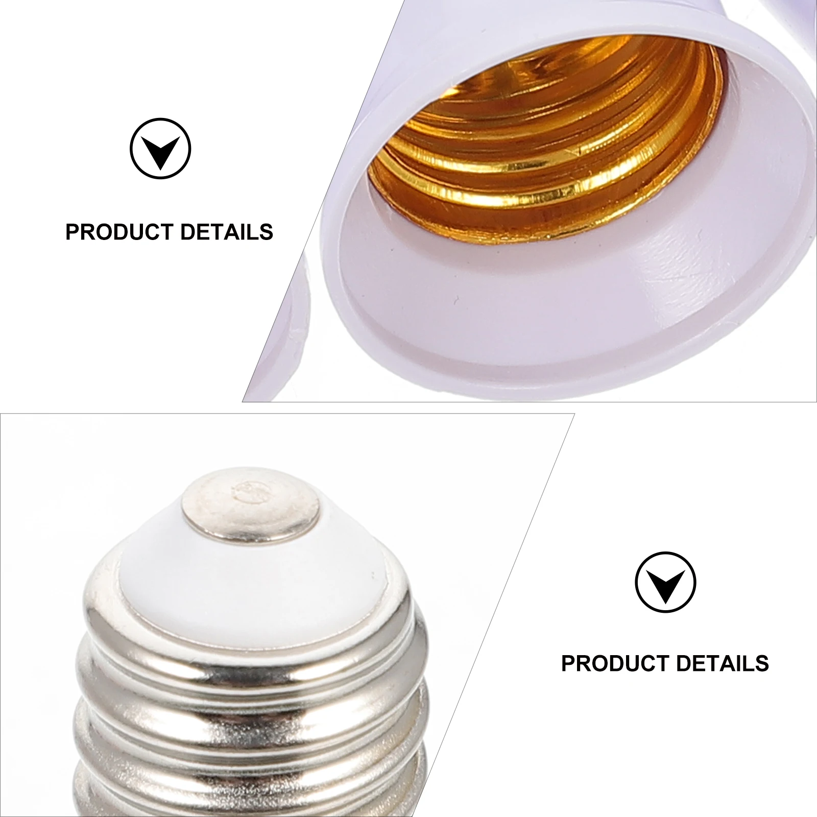 

7pcs E14 To E27 Light Bulb Converter Lamp Holder Adapter For Led Energy Saving Lamps Socket Base Accessory Durable Plastic