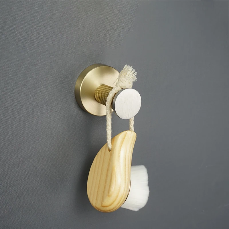 Stainless Steel Brushed and Gold Towel Bar Hook Toilet Paper Holder Toilet Brush Holder Towel Rails Racks Bathroom Accessories