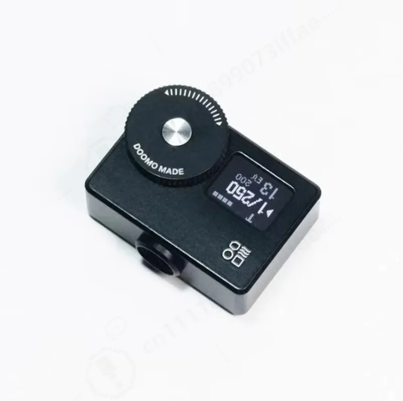OLED Display Light Meter, One‑Click Real‑Time Measurement, Black Portable Photography Exposure Meter for Film Camera, F145