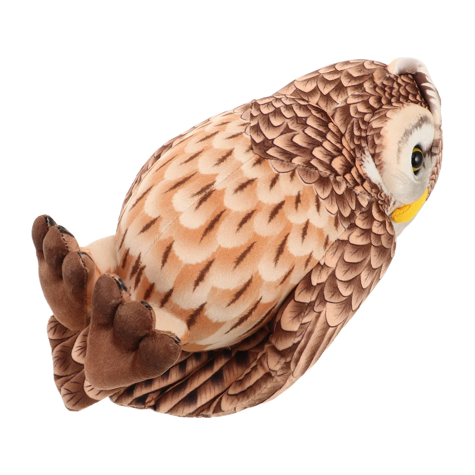 

Realistic Owl Pillow Soft Cuddly Hugging Companion for Kids Adults Mood Boosting Home Bedroom Living Room Desk Decor Stuffed