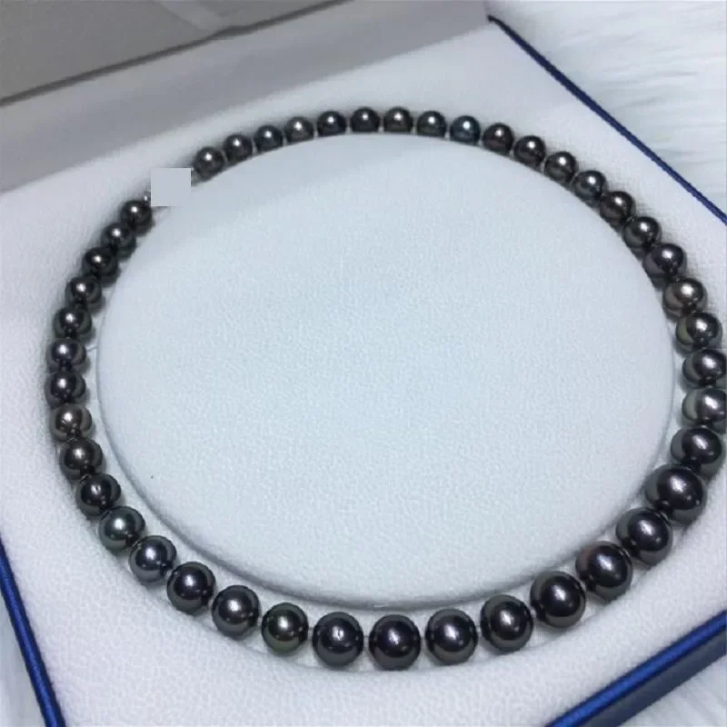 

Natural Black Pearls 12-13mm, 14k Clasp Jewelry for Wedding