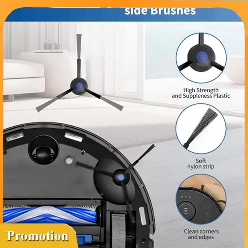 

-A61K 12-шт Боковая щетка для робота-пылесоса Ecovacs T30S / T30S AI / T30S COMBO / T30S PRO / T30S PRO OMNI