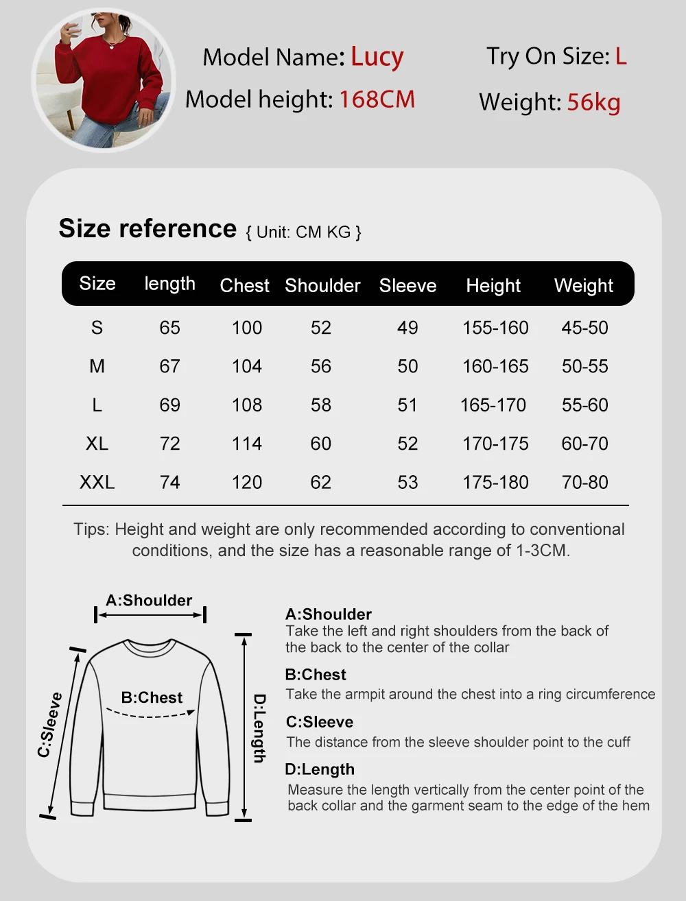 Autumn Customize Womens Sweatshirts Casual Oversized Hoodies Korean Fleece Tops DIY Your Graphic Pullovers Basic Woman Clothes view 6