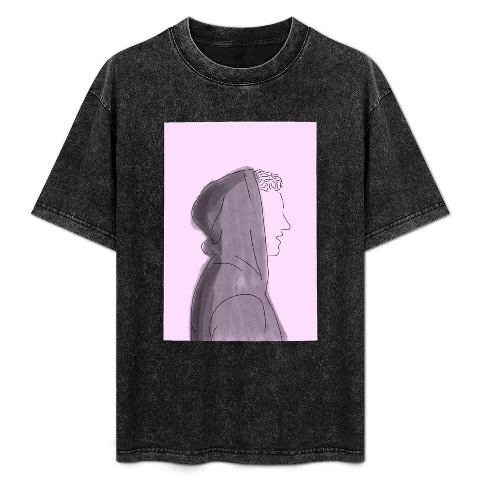 

Pink Hood T-Shirt Ultra Soft Breathable Tee Top