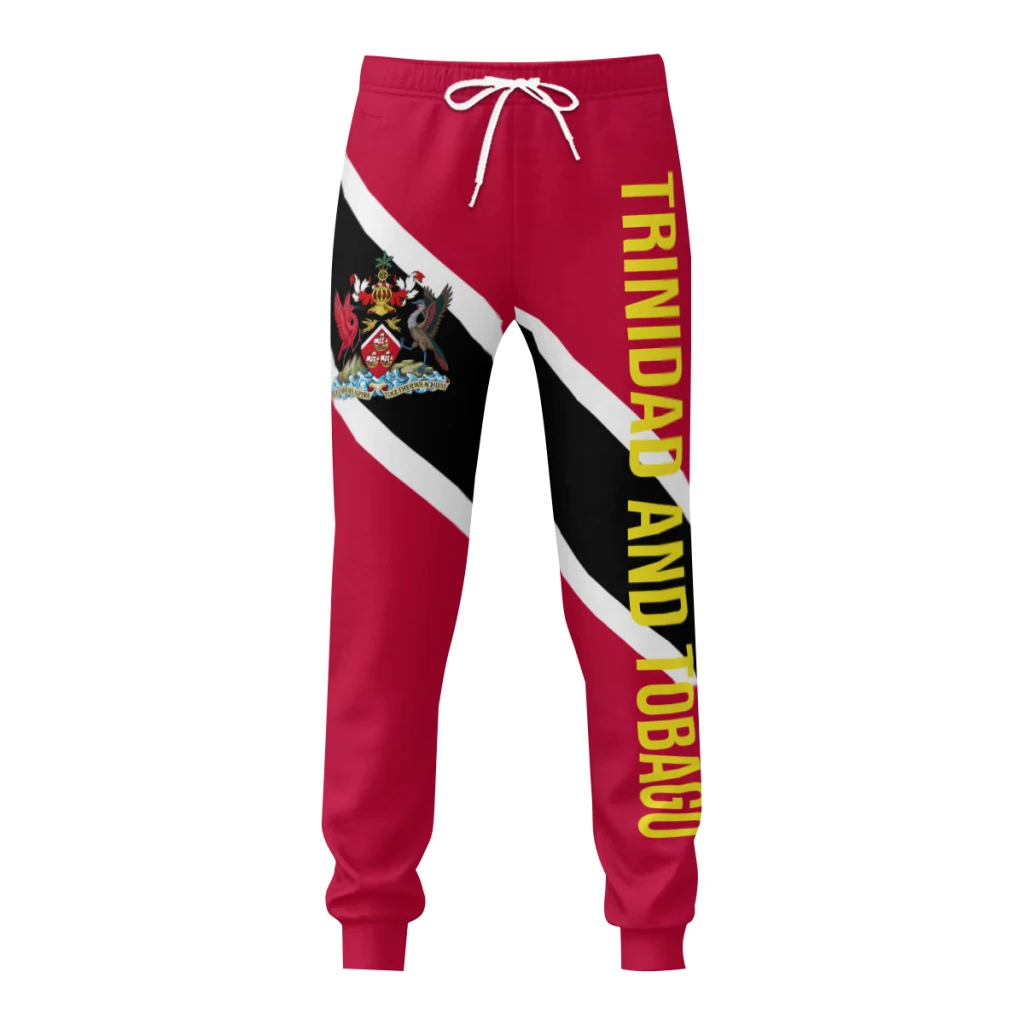 Trinidad and Tobago Flag Mens Sweatpants with Pockets Joggers for Men Sports Casual Sweat Pants With Drawstring