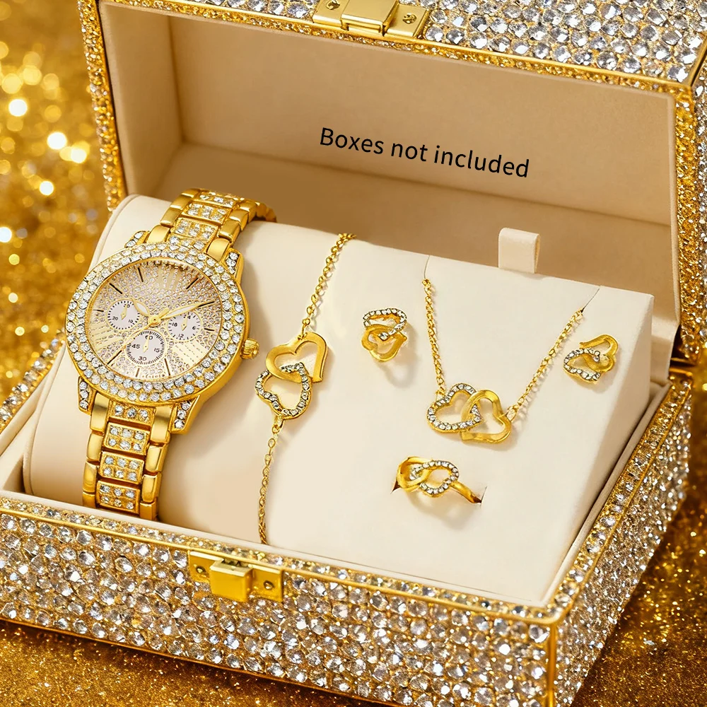 Unique Jewelry Watches - Set di 6 Pezzi Orologio e