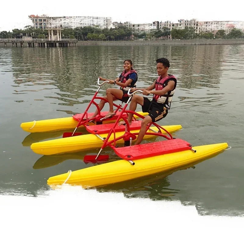 

Manufacturer Outdoor Riding Aquatic park Portable Foldable Inflatable Water Pedal Bicycle Aqua Water Bike